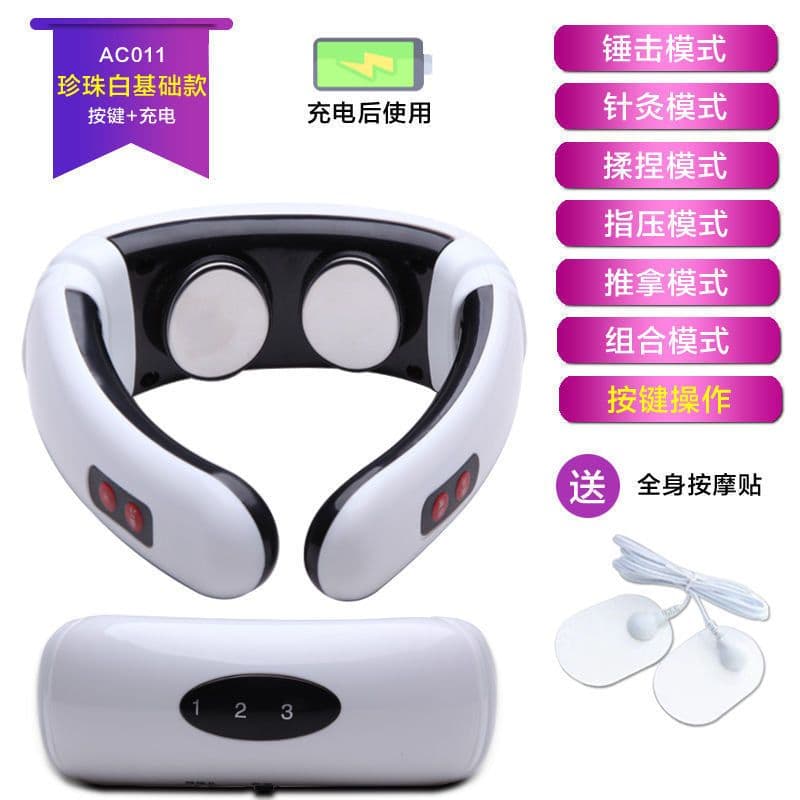 image-Cervical Spine Massager Electromagnetic Pulse Neck Physiotherapy Device