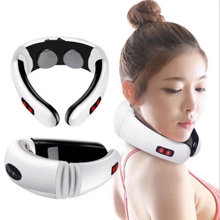 image-Cervical Spine Massager Electromagnetic Pulse Neck Physiotherapy Device
