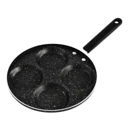 image-Non-Stick Aluminum Egg Frying Pan with 4 Holes