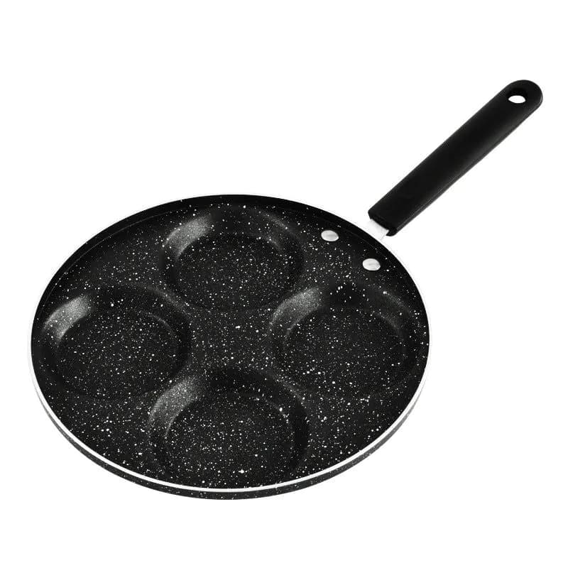 image-Non-Stick Aluminum Egg Frying Pan with 4 Holes