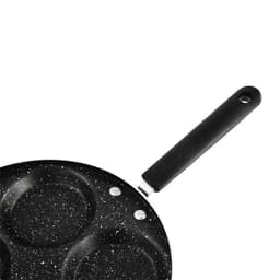 image-Non-Stick Aluminum Egg Frying Pan with 4 Holes