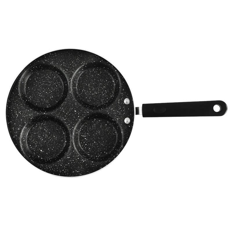 image-Non-Stick Aluminum Egg Frying Pan with 4 Holes