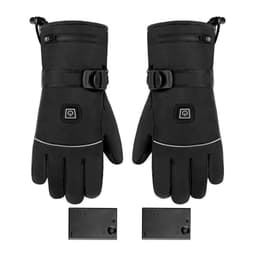 image-Heated Motorcycle Gloves Rechargeable Battery Windproof Winter Riding