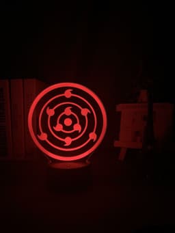 image-Naruto Itachi LED Night Light 3D Acrylic Lamp USB Touch Bedside