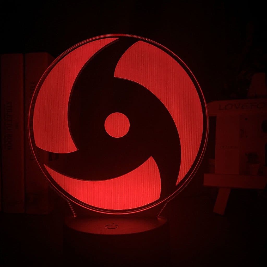 image-Naruto Itachi LED Night Light 3D Acrylic Lamp USB Touch Bedside