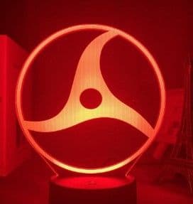 image-Naruto Itachi LED Night Light 3D Acrylic Lamp USB Touch Bedside