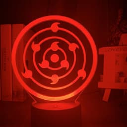 image-Naruto Itachi LED Night Light 3D Acrylic Lamp USB Touch Bedside