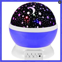 image-Starry Sky Projector Night Light Lamp Rotating Galaxy Bedroom Gift