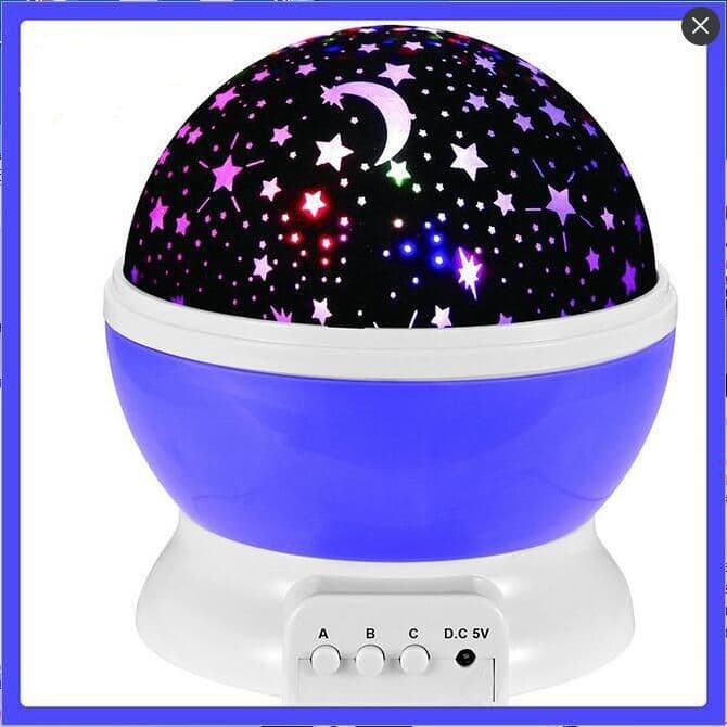 image-Starry Sky Projector Night Light Lamp Rotating Galaxy Bedroom Gift