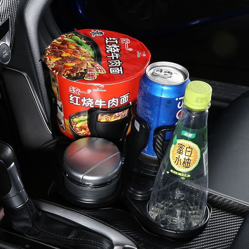 image-Yunfan Carbon Fiber Car Cup Holder Drink Ashtray Coaster YF1