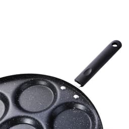 image-Non-Stick Aluminum 7-Hole Egg Pancake Pan