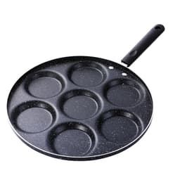 image-Non-Stick Aluminum 7-Hole Egg Pancake Pan
