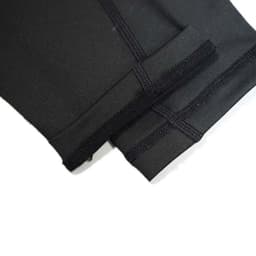 image-Women's Maternity Leggings Black Mesh Cropped Yoga Pants