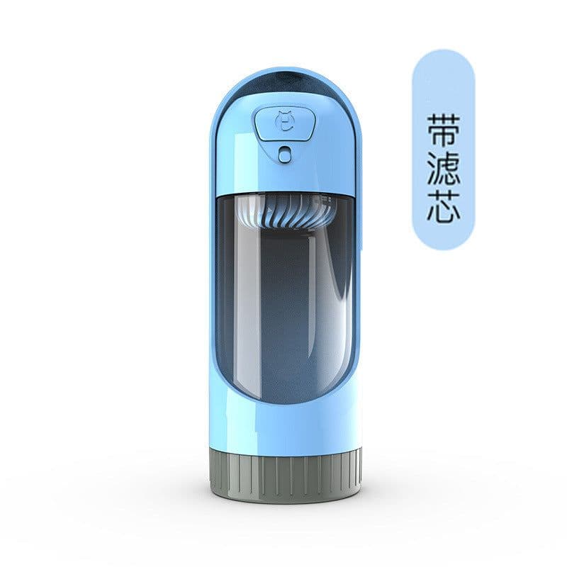 image-Portable Pet Water Bottle Dog Travel Drinking Cup Outdoor Feeder