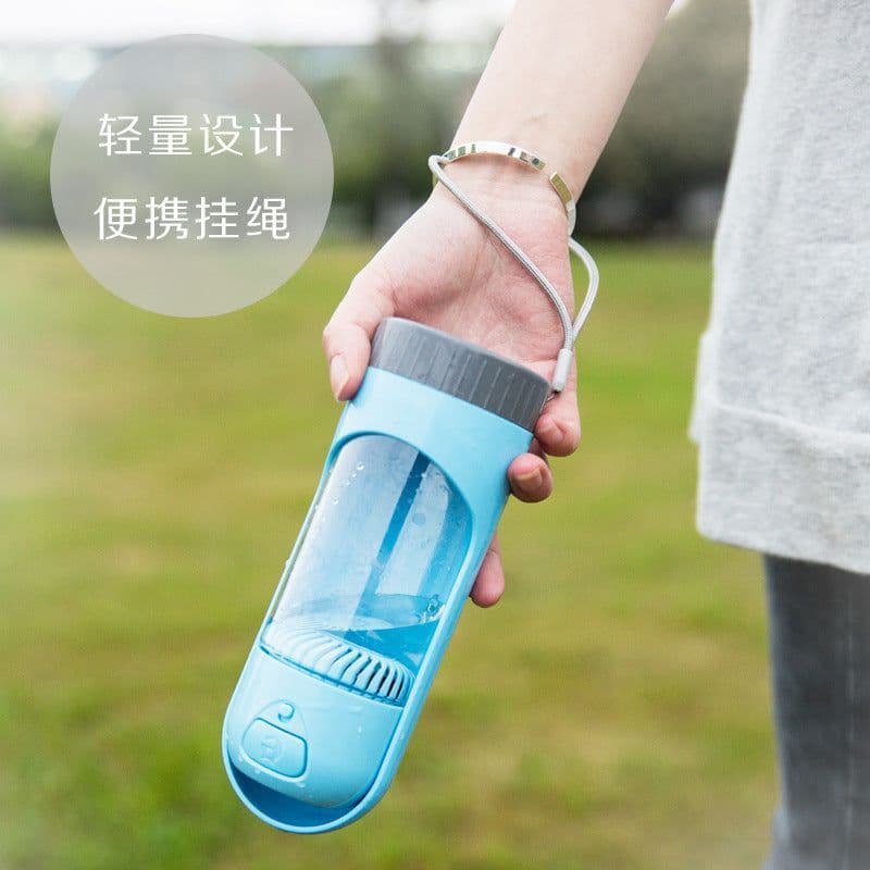 image-Portable Pet Water Bottle Dog Travel Drinking Cup Outdoor Feeder