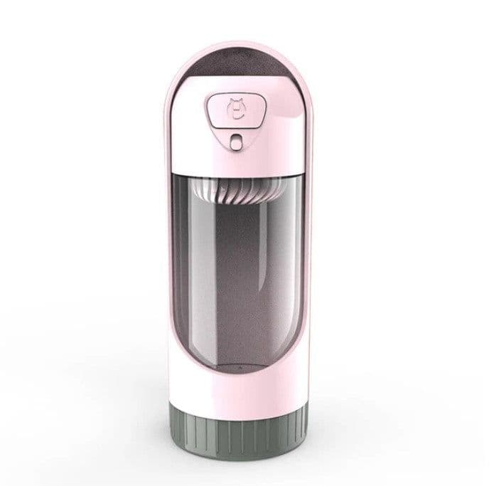 image-Portable Pet Water Bottle Dog Travel Drinking Cup Outdoor Feeder