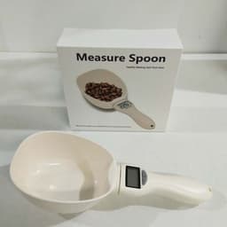 image-Electronic Pet Food Measuring Spoon Scale 800g Capacity for Dogs Cats