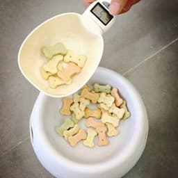 image-Electronic Pet Food Measuring Spoon Scale 800g Capacity for Dogs Cats