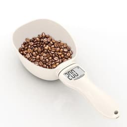 image-Electronic Pet Food Measuring Spoon Scale 800g Capacity for Dogs Cats