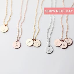 image-Personalized Initial Letter Necklace Family Tree Pendant Women Jewelry