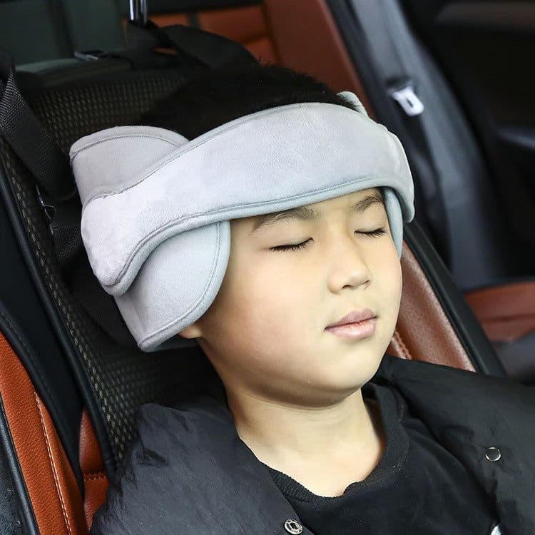 image-Child Car Seat Head Support Belt - Baby Sleep Aid Headrest