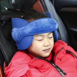 image-Child Car Seat Head Support Belt - Baby Sleep Aid Headrest