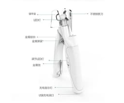 image-Pet Nail Clippers with LED Light for Dogs and Cats