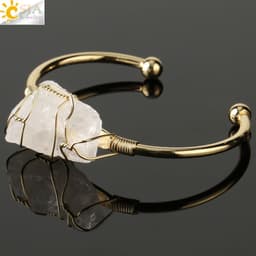 image-Women's Geometric Crystal Wrap Bracelet - European Style