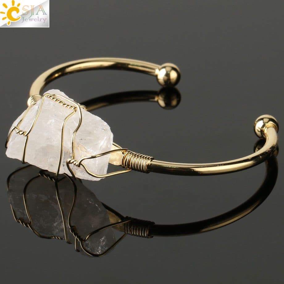 image-Women's Geometric Crystal Wrap Bracelet - European Style