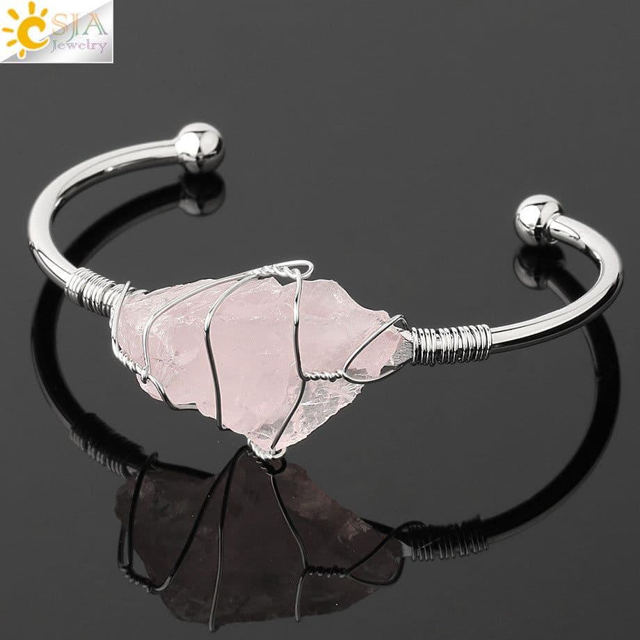 image-Women's Geometric Crystal Wrap Bracelet - European Style