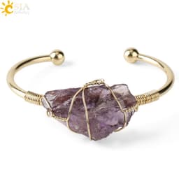 image-Women's Geometric Crystal Wrap Bracelet - European Style
