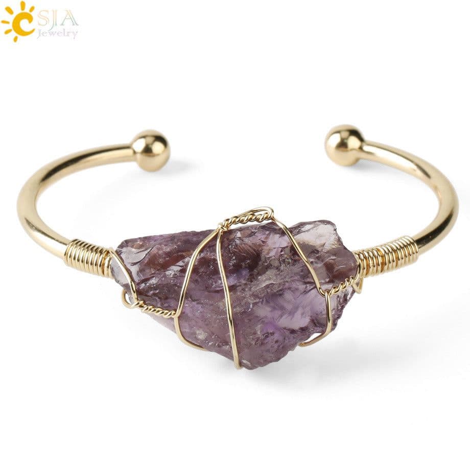 image-Women's Geometric Crystal Wrap Bracelet - European Style