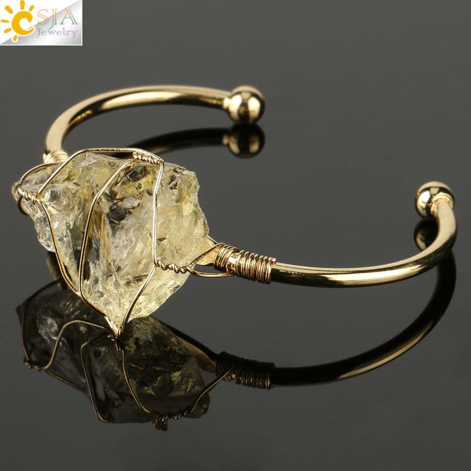 image-Women's Geometric Crystal Wrap Bracelet - European Style