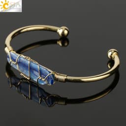 image-Women's Geometric Crystal Wrap Bracelet - European Style
