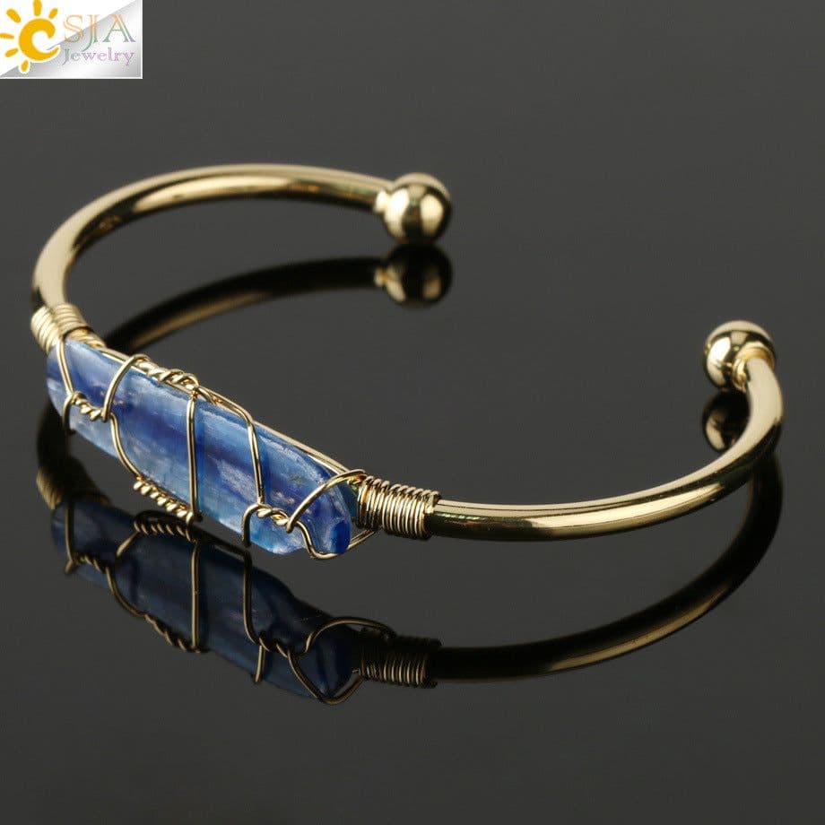 image-Women's Geometric Crystal Wrap Bracelet - European Style