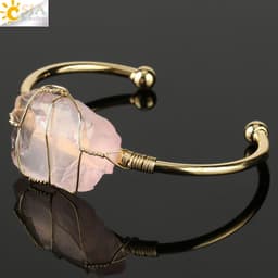 image-Women's Geometric Crystal Wrap Bracelet - European Style