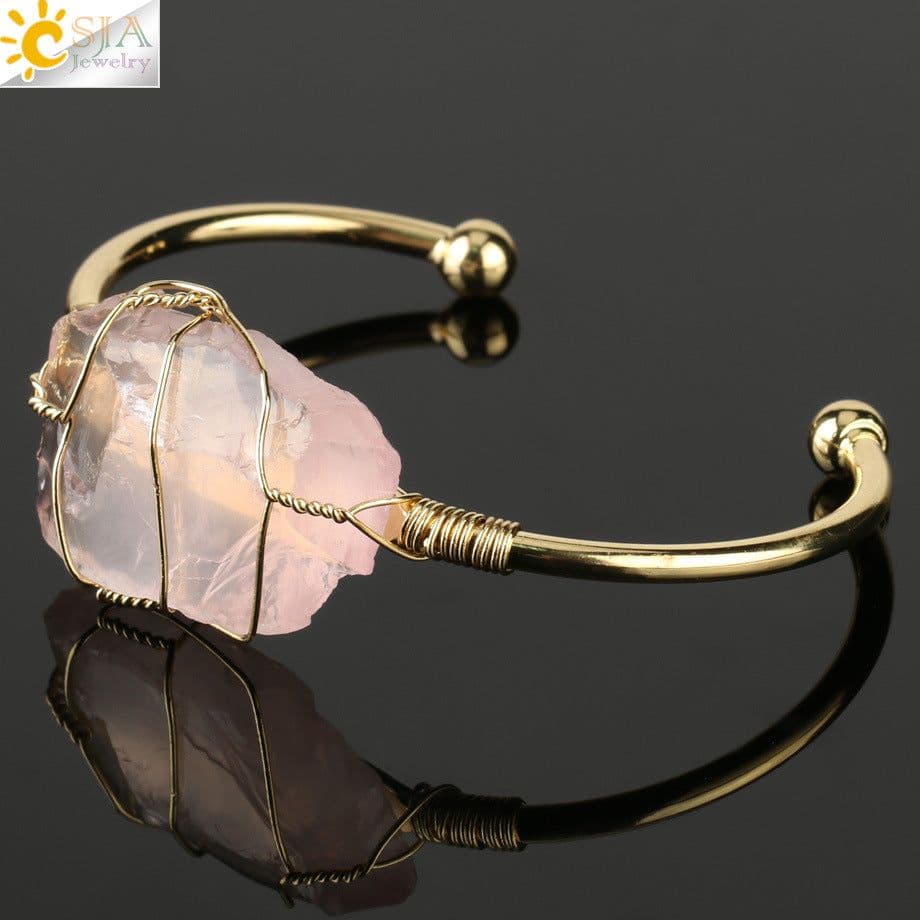 image-Women's Geometric Crystal Wrap Bracelet - European Style