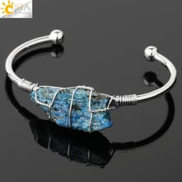 image-Women's Geometric Crystal Wrap Bracelet - European Style