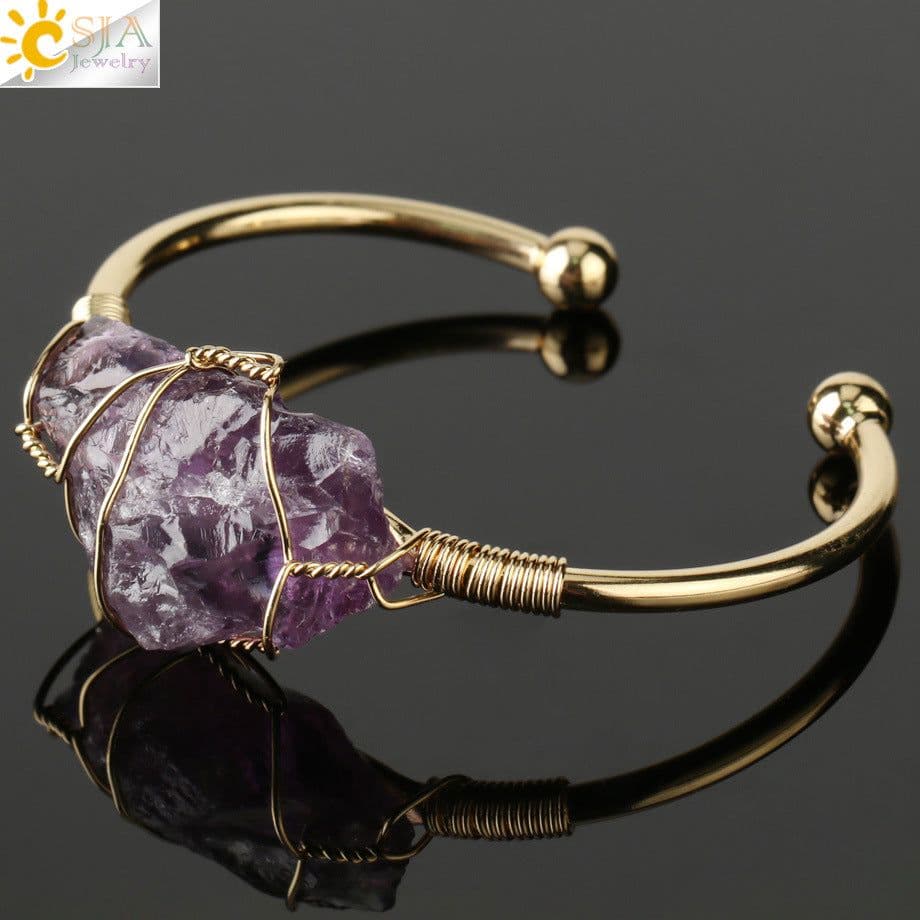 image-Women's Geometric Crystal Wrap Bracelet - European Style