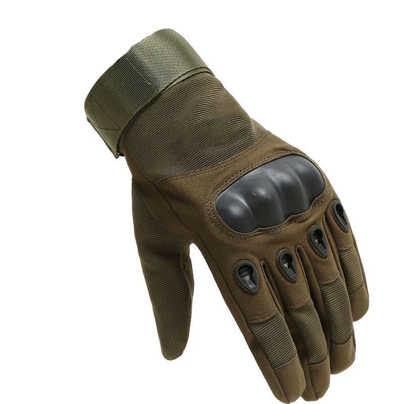 image-Tactical Full Finger Gloves - Motorcycle Riding Military Training Wear-Resistant