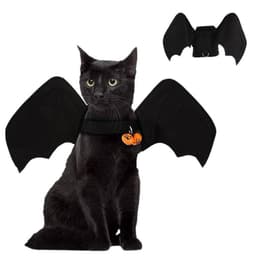 image-Halloween Pet Costume Bat Wings for Dogs and Cats Foldable