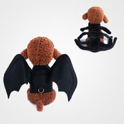 image-Halloween Pet Costume Bat Wings for Dogs and Cats Foldable