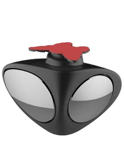 image-Car Blind Spot Mirror 360 Degree Adjustable Auxiliary Rearview Mirror