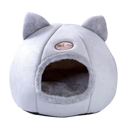 image-Cat Nest Bed Cloth Winter Warm Pet Kennel L 35x35x40cm