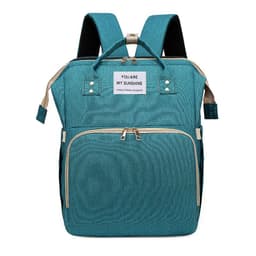 image-Portable Folding Baby Diaper Bag Backpack Mummy Bag