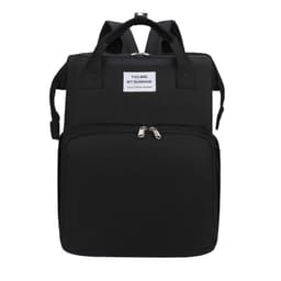image-Portable Folding Baby Diaper Bag Backpack Mummy Bag