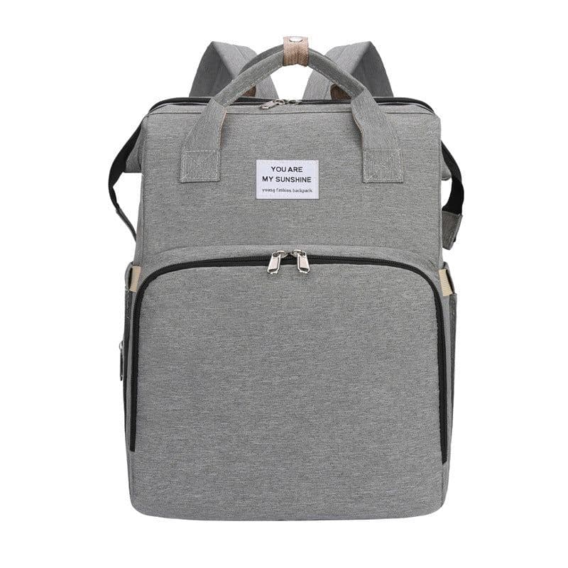 image-Portable Folding Baby Diaper Bag Backpack Mummy Bag