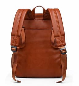 image-PU Leather Diaper Backpack for Parents