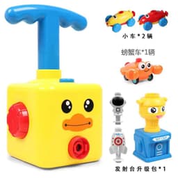 image-Balloon Powered Inertia Car Toy for Kids Ages 7-14