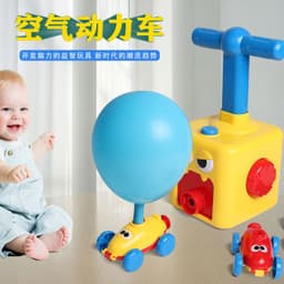 image-Balloon Powered Inertia Car Toy for Kids Ages 7-14